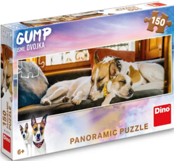 Gump Jsme dvojka Na gauči 150 panoramic Puzzle