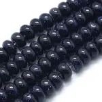 Synthetic Blue Goldstone Beads Strands