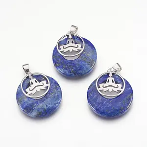 Natural Dyed Lapis Lazuli Pendants