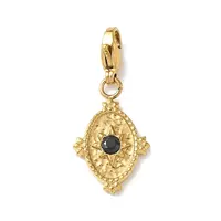 Oval 304 Stainless Steel Glass Pendant Decorations