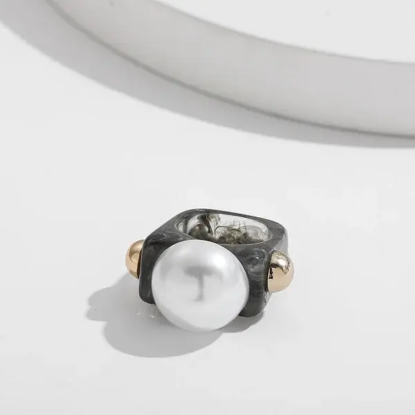 Sweet Style Resin Plastic Finger Rings