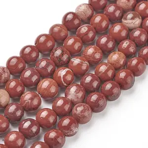 Natural Red Jasper Beads Strands
