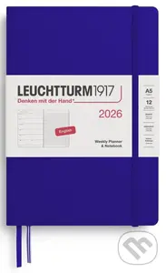 Weekly Planner & Notebook 2026 Medium (A5) Ink,Weekly Planner & Notebook 2026 Medium (A5) Ink