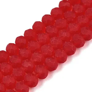 Transparent Glass Beads Strands