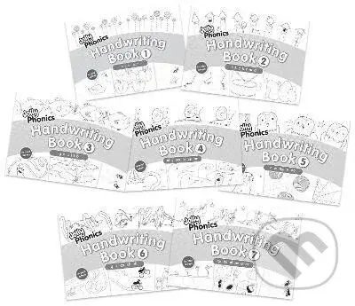 Jolly Phonics Handwriting Books Complete Set (1-7): In Print Letters (American English edition)