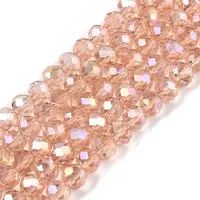 Electroplate Glass Beads Strands