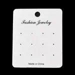 Rectangle Paper Earring Display Cards