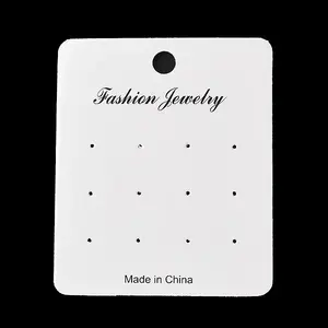 Rectangle Paper Earring Display Cards