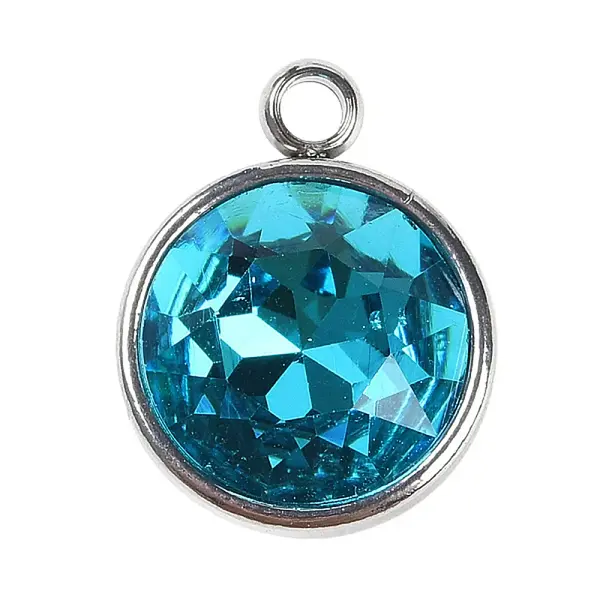 K9 Glass Rhinestone Pendants