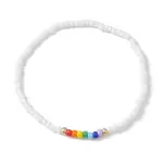 Glass Seed Beaded Stretch Bracelets