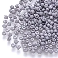 12/0 Baking Paint Glass Round Seed Beads