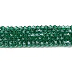 Transparent Electroplate Glass Beads Strands