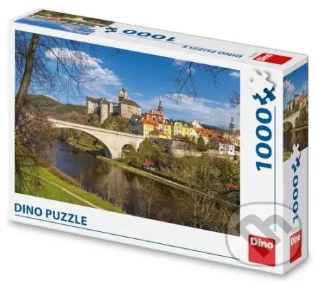 Puzzle 1000 Hrad Loket - puzzle z kategorie Města a stavby