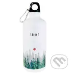 Turistická smaltovaná fľaša Les