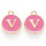 Golden Plated Alloy Enamel Charms
