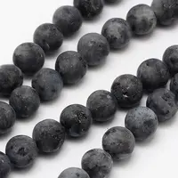 Natural Larvikite Beads Strands