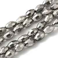 Electroplate Glass Beads Strands