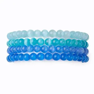 Cat Eye Beads Stretch Bracelets