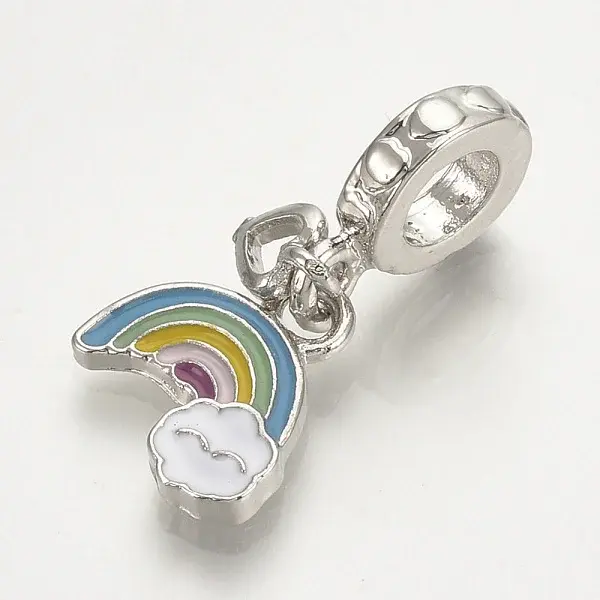 Alloy Enamel European Dangle Charms