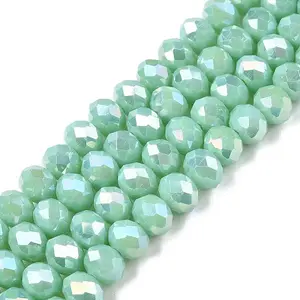 Electroplate Glass Beads Strands