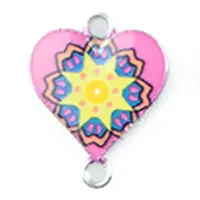 Alloy Enamel Connector Charms