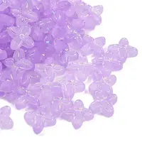 Frosted Transparent Acrylic Beads