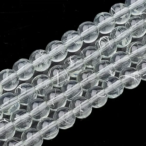 Drawbench Transparent Glass Beads Strands