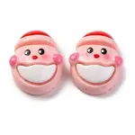 Pink Christmas Theme Resin Cabochons