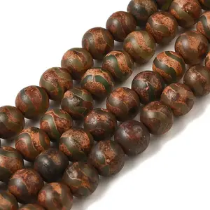 Natural Tibetan Agate Beads Strands