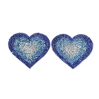 Heart Hotfix Rhinestone Iron on Patches