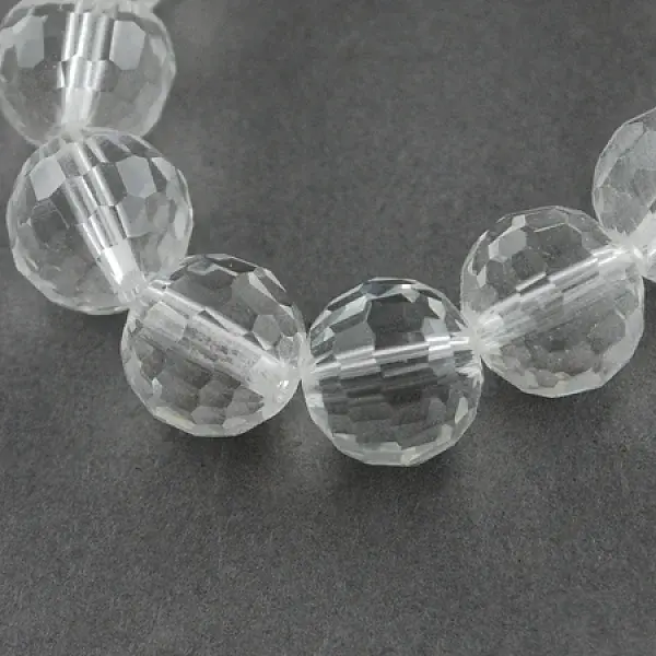 Transparent Glass Bead Strands