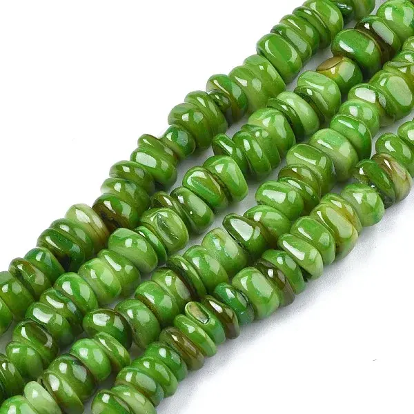 Natural Trochid Shell/Trochus Shell Beads Strands