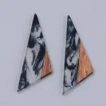 Resin & Walnut Wood Pendants