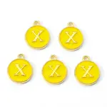 Golden Plated Alloy Enamel Charms
