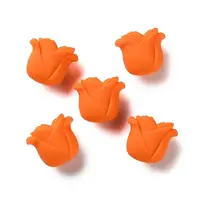Rose Shape Silicone Beads