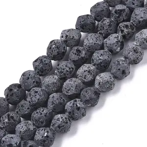 Natural Lava Rock Beads Strands