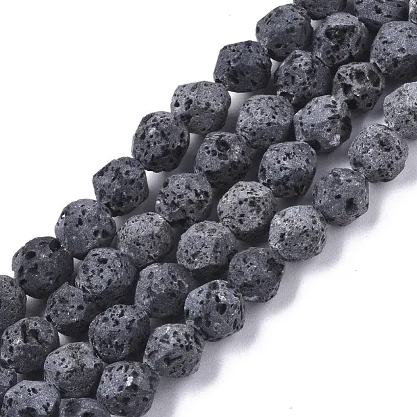 Natural Lava Rock Beads Strands