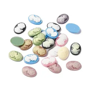 Cameos Opaque Resin Cabochons