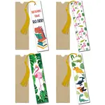 Flamingo & Dinosaur Pattern Acrylic Bookmarks