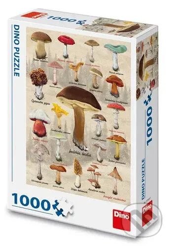 Houby koláž - puzzle z kategorie Ostatné