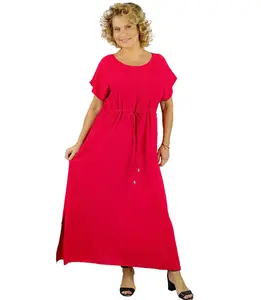 Pri Long maxi dress with waist tie "Summer Elegance"