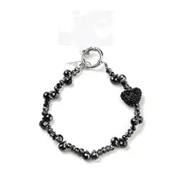 Glass & Iron Beads Mobile Straps