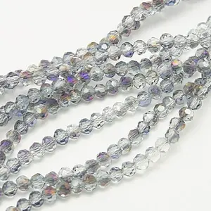 Electroplate Glass Beads Strands