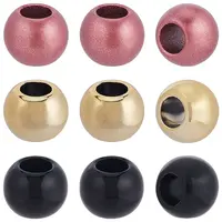 300Pcs 3 Styles Acrylic & ABS Plastic European Beads