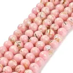 Assembled Synthetic Stone and Trochus Shell Beads Strands