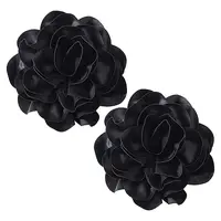 Polyester Flower Brooches