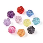 Transparent Acrylic Flower Beads