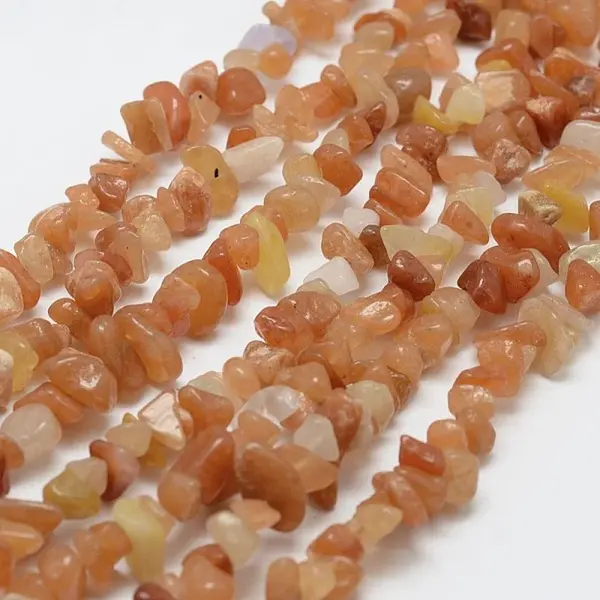 Natural Red Aventurine Beads Strands