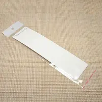 Rectangle Necklace Display Sets Cardboard Paper Cards and Self Adhesive Cellophane Bags