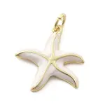 Brass Enamel Pendants